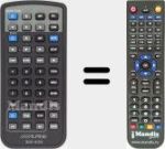 Replacement remote control for RUE-4155