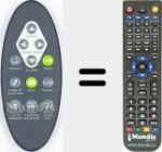 Replacement remote control for RVC1