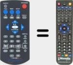 Replacement remote control for SUPER001