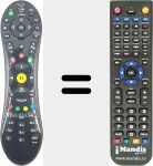 Replacement remote control for TIVO001