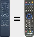 Replacement remote control for TXT SC-400