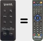 Replacement remote control for VIE004