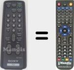 Replacement remote control for RM-Y156 (147563511)