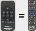Replacement remote control for RMT-CM5iP (988516842)