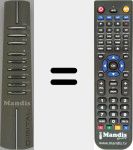 Replacement remote control for DIG003