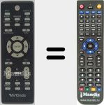 Replacement remote control for MX004