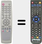 Replacement remote control for REMCON785