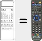 Replacement remote control for REMCON046