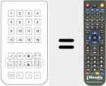 Replacement remote control for REMCON565