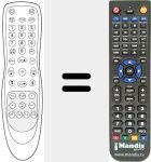 Replacement remote control for REMCON991