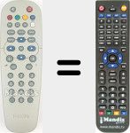 Replacement remote control for RC 19336002 / 01 (312814715161)