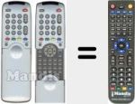 Replacement remote control for REMCON1141