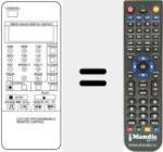 Replacement remote control for REMCON384