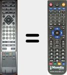 Replacement remote control for NLC30PA