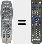 Replacement remote control for REMCON1384