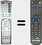 Replacement remote control for REMCON659