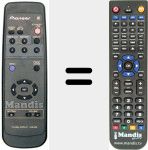 Replacement remote control for AXD1459