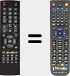 Replacement remote control for MW26BL