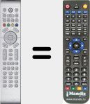 Replacement remote control for AV371DS