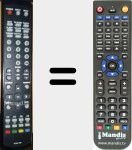 Replacement remote control for RC00170P