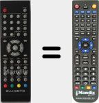 Replacement remote control for GCOVA1028SJ1