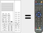 Replacement remote control for REMCON440