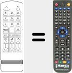 Replacement remote control for REMCON576