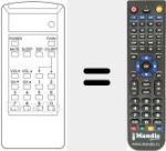 Replacement remote control for REMCON373