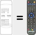 Replacement remote control for REMCON130