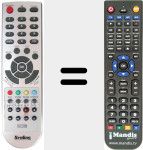 Replacement remote control for REMCON1337