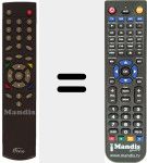 Replacement remote control for REMCON163