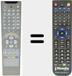 Replacement remote control for REMCON741