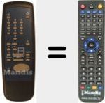 Replacement remote control for REMCON879
