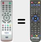 Replacement remote control for REMCON678