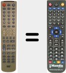 Replacement remote control for REMCON1103