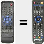 Replacement remote control for REMCON909