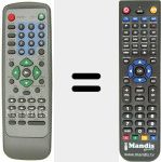 Replacement remote control for REMCON939