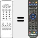 Replacement remote control for RC2134