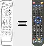 Replacement remote control for RC200