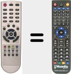 Replacement remote control for REMCON798