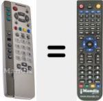 Replacement remote control for EUR511266