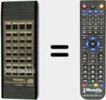Replacement remote control for EUR64796