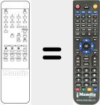 Replacement remote control for REMCON223