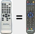 Replacement remote control for D50Y-100M