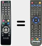 Replacement remote control for REMCON092