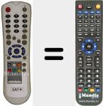 Replacement remote control for REMCON1336