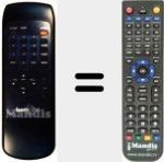 Replacement remote control for REMCON735