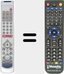 Replacement remote control for REMCON731