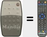 Replacement remote control for REMCON207