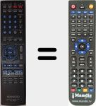 Replacement remote control for RCR0518 (A70175208)